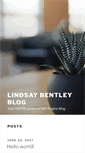 Mobile Screenshot of lindsayleighbentley.com